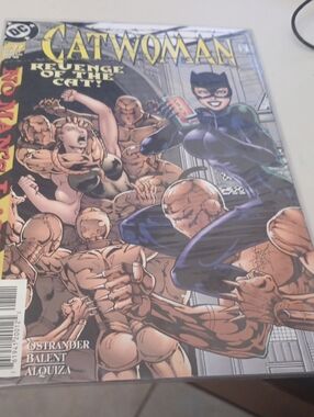DC Catwoman Comic Book - Blue & Black Cover